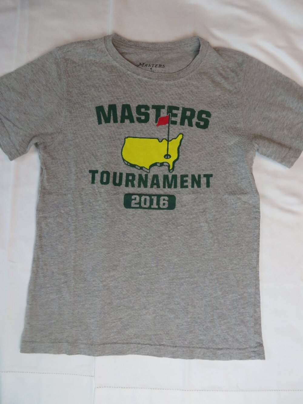 Masters Tournament Boys T-Shirt | 2016 | Grey | Size S